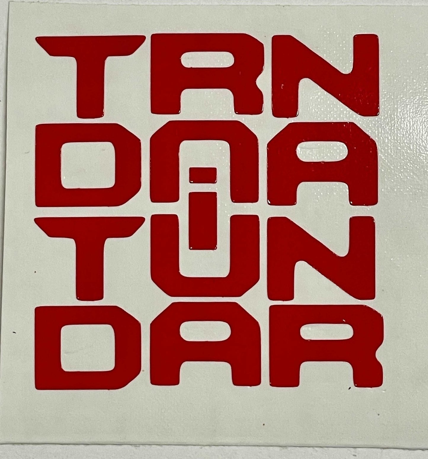 Premium Cast Vinyl Decal Letter Inserts for 2022-2025 Tundra Center Brake Light