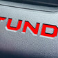 Premium Cast Vinyl Decal Letter Inserts for 2022-2025 Tundra Dashboard