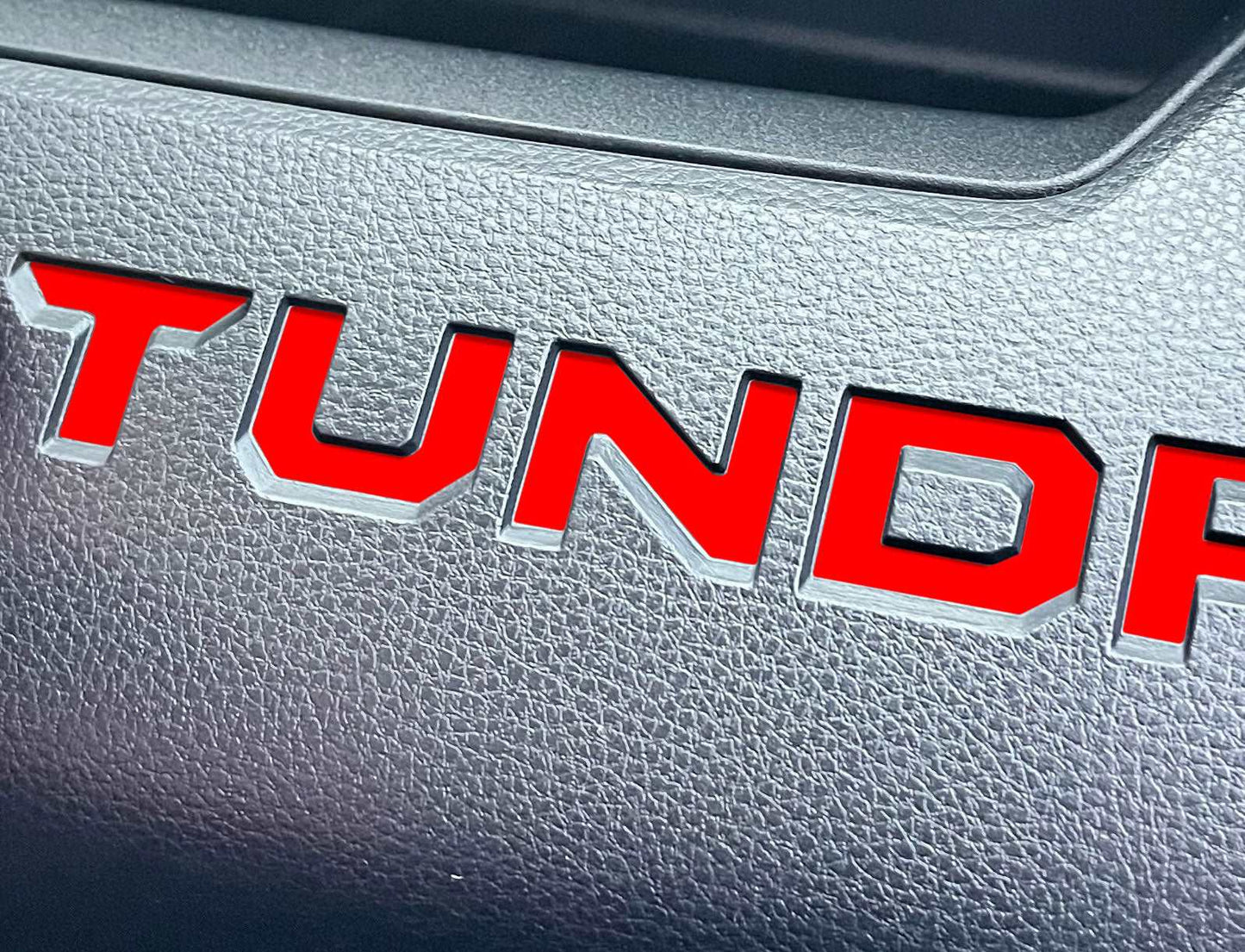 Premium Cast Vinyl Decal Letter Inserts for 2022-2025 Tundra Dashboard