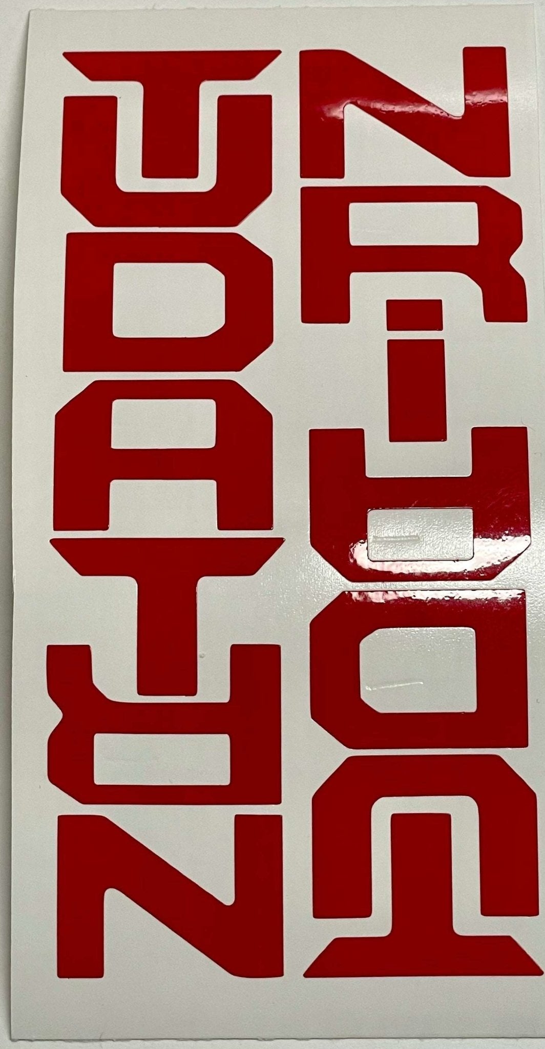 Premium Cast Vinyl Decal Letter Inserts for 2022-2025 Tundra Dashboard