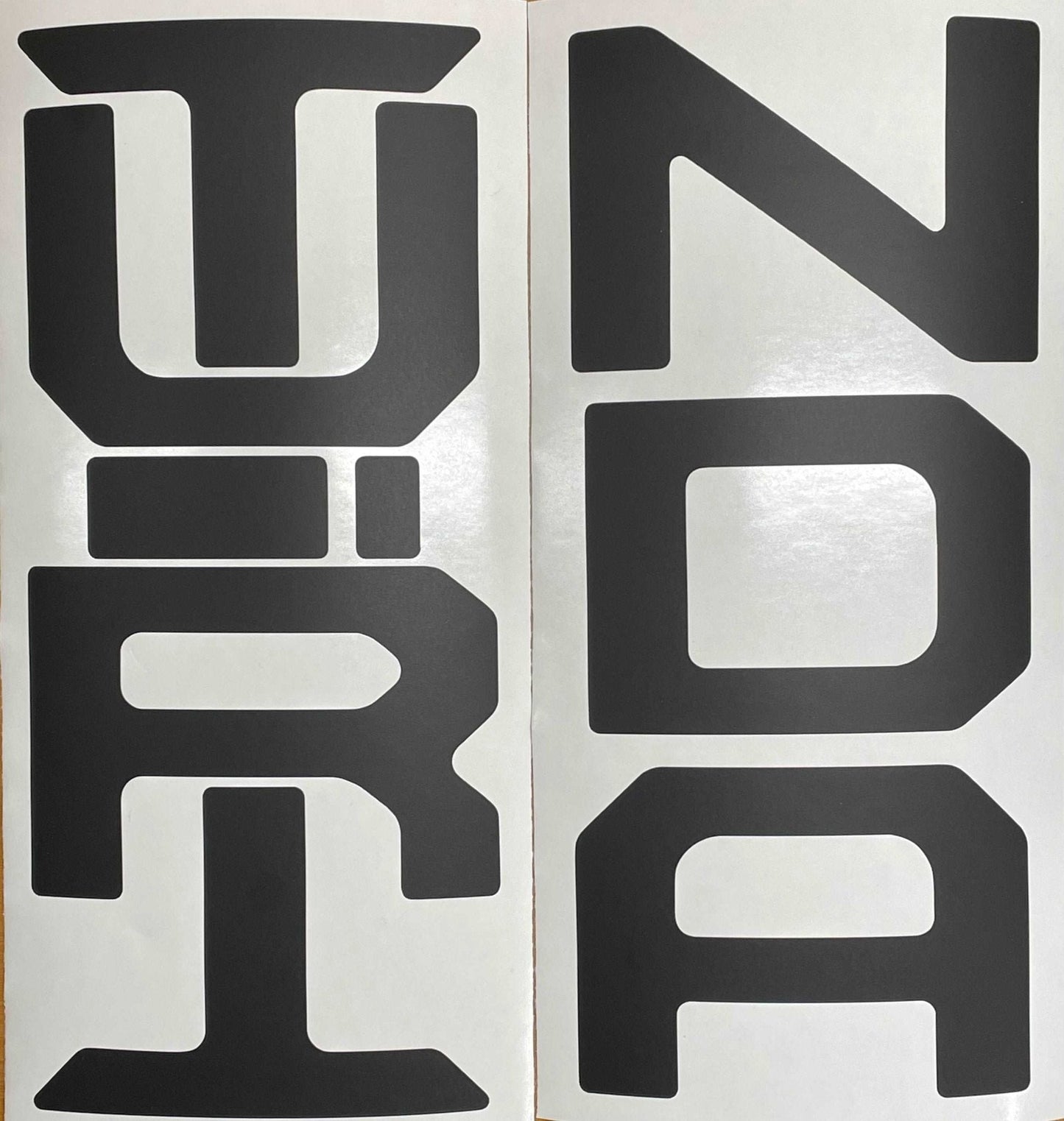 Premium Cast Vinyl Decal Letter Inserts for 2022-2025 Tundra Tailgate