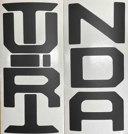 Premium Cast Vinyl Decal Letter Inserts for 2022-2025 Tundra Tailgate