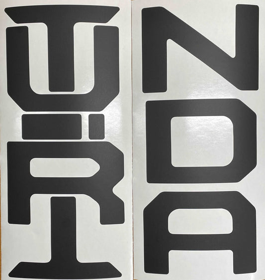 Premium Cast Vinyl Decal Letter Inserts for 2022-2025 Tundra Tailgate