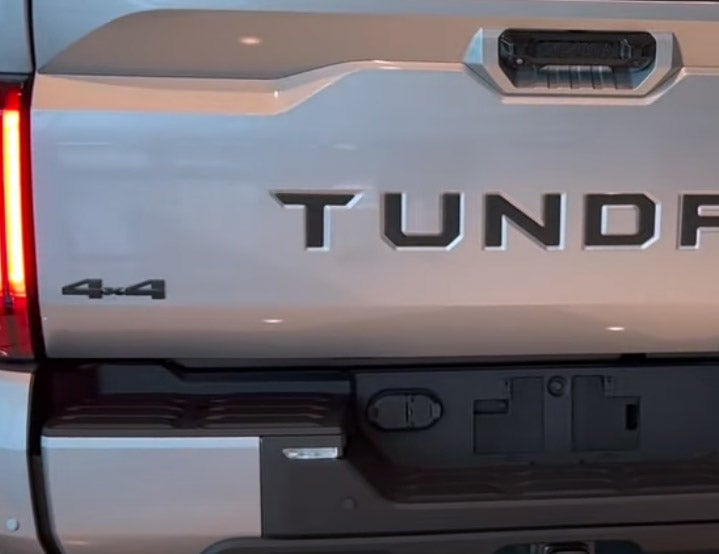 Premium Cast Vinyl Decal Letter Inserts for 2022-2025 Tundra Tailgate