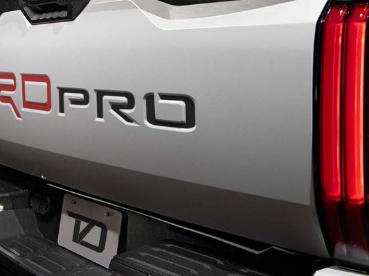 Premium Cast Vinyl Decal Letter Inserts for 2022-2025 Tundra TRD Pro Tailgate