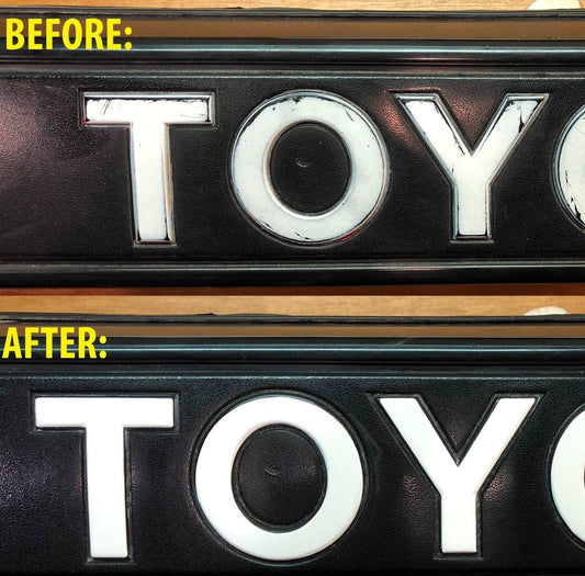 Premium Cast Vinyl Decal Letters for 1984-1989 4Runner Tailgate Bezel