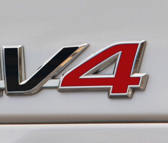 Premium Cast Vinyl Decal Letter Inlays for 2013-2025 RAV4 Rear Door