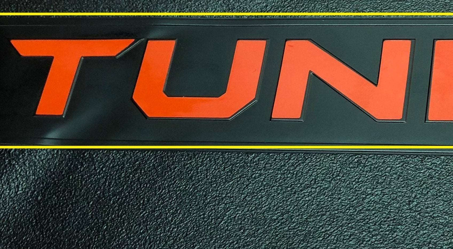 Premium Cast Vinyl Decal Letter Inserts for 2014-2021 Tundra Door Sill Protectors x2