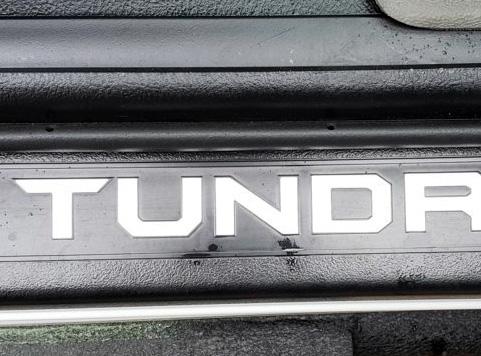 Premium Cast Vinyl Decal Letter Inserts for 2014-2021 Tundra Door Sill Protectors x2