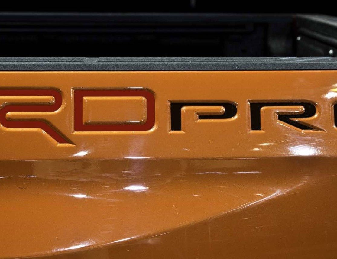 Premium Cast Vinyl Decal Letter Inserts for 2015-2021 Tundra TRD Pro Bedside Fenders x2
