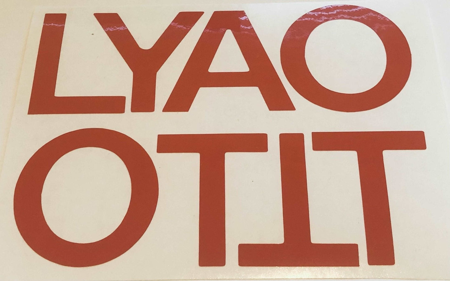 Premium Cast Vinyl Decal Letter Inlays for 2015-2025 4Runner TRD PRO Grille