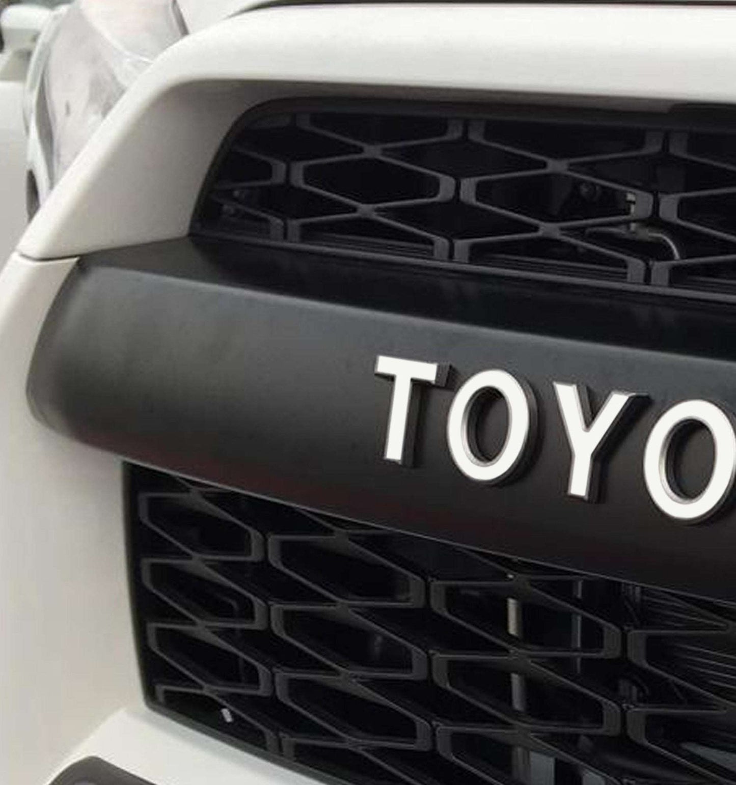 Premium Cast Vinyl Decal Letter Inlays for 2015-2025 4Runner TRD PRO Grille