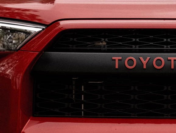 Premium Cast Vinyl Decal Letter Inlays for 2015-2025 4Runner TRD PRO Grille
