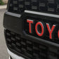 Premium Cast Vinyl Decal Letter Inlays for 2015-2025 Tacoma TRD PRO Grille