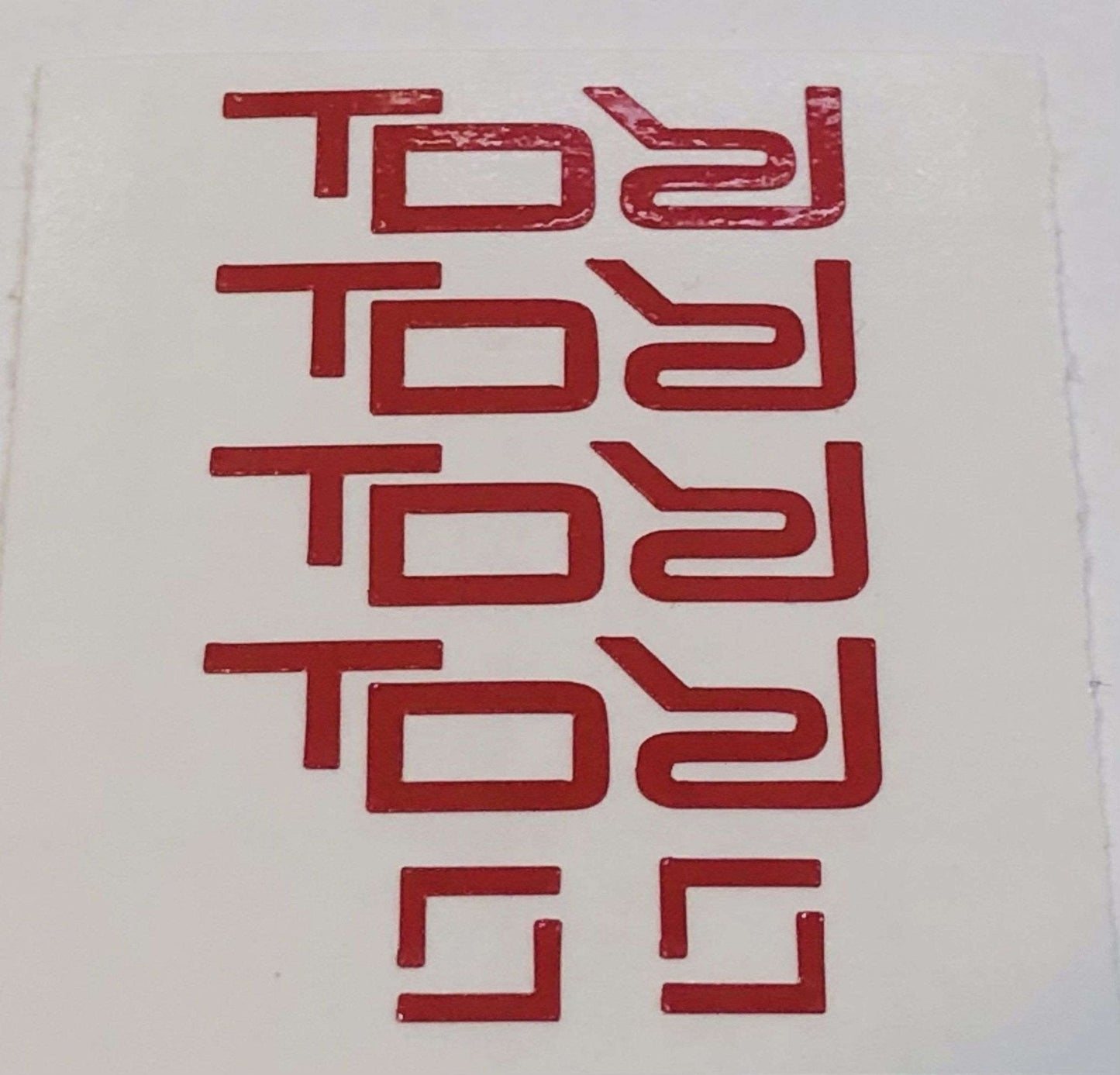 Premium Cast Vinyl Decal Letter Inserts for 2017-2023 Tacoma TRD PRO Shift Knob