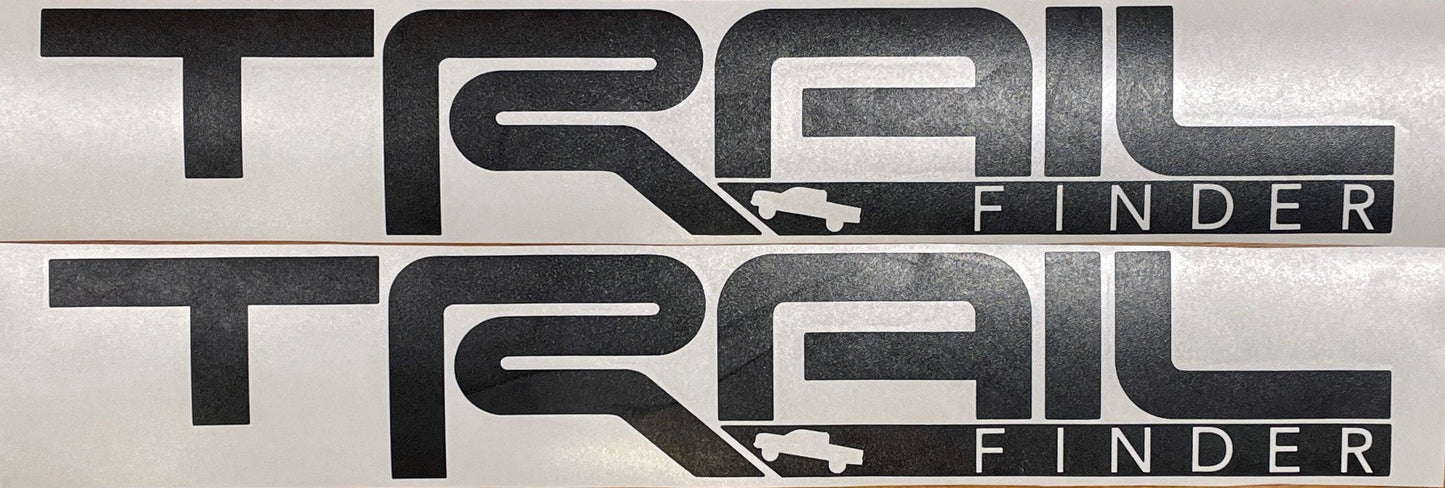 Premium Cast Vinyl "TRAIL FINDER" Decals