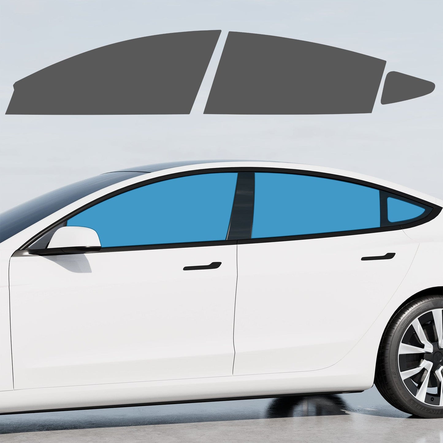 Nano Ceramic Windows Tint | Tesla Model 3 (2017-2023)
