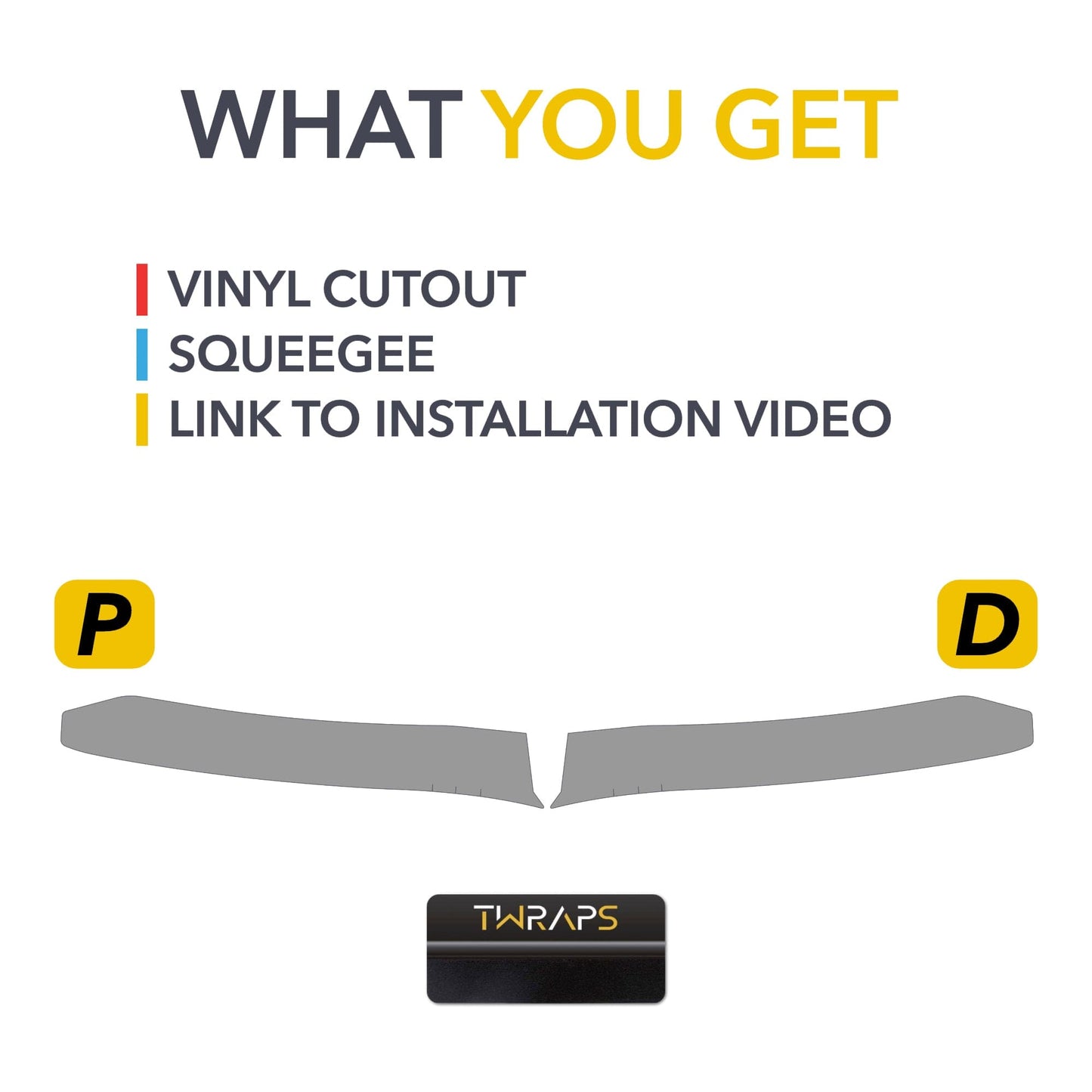 Front Upper Lip Wrap | Underhood Apron Trim Cover for Tesla Model S 2021-2025