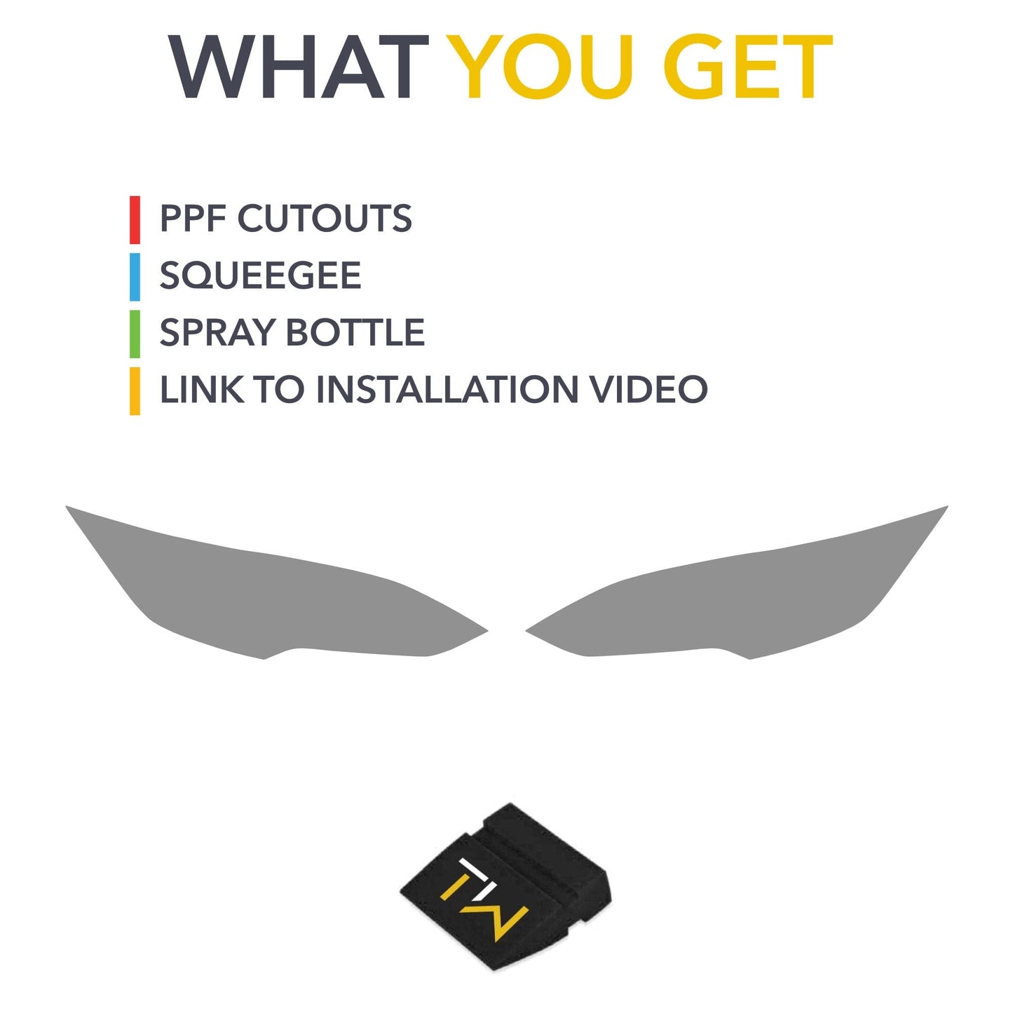 Headlights Smoke Tint | Tesla Model S (2016+ including Plaid)