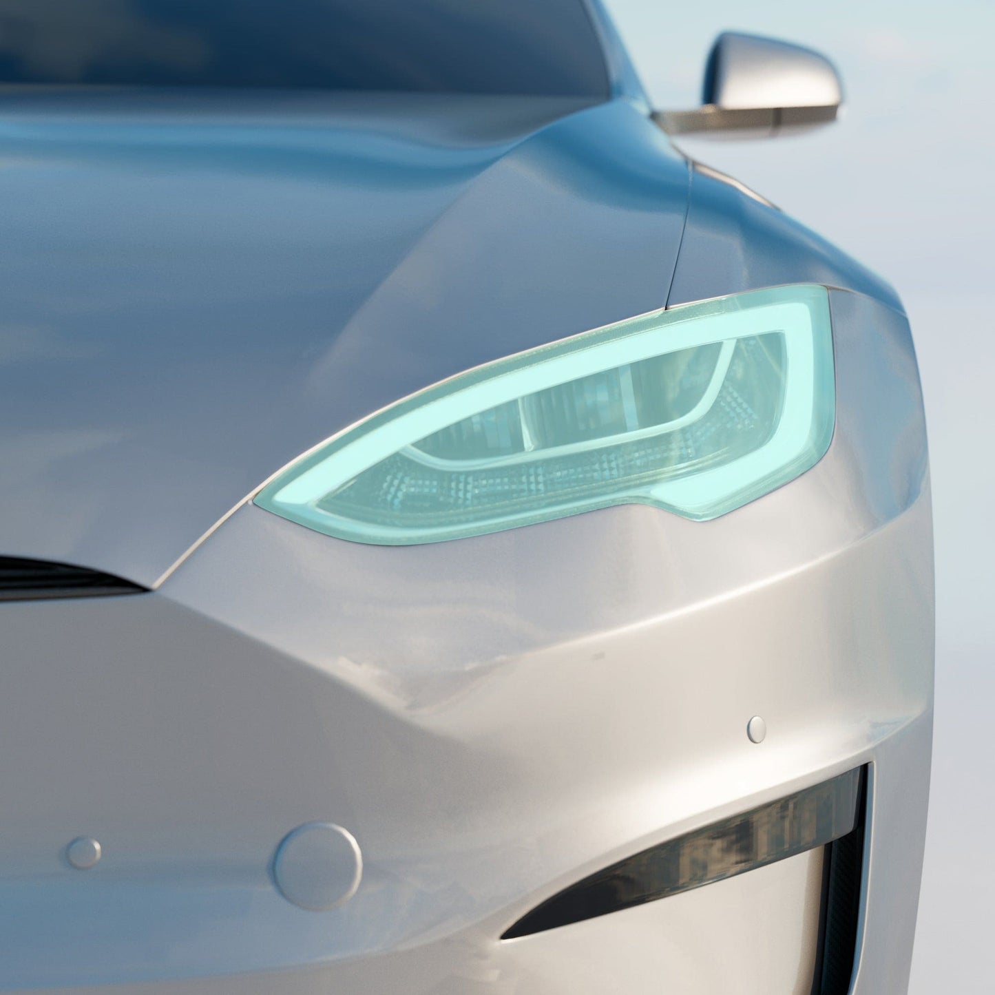 Headlights Smoke Tint | Tesla Model S (2016+ including Plaid)