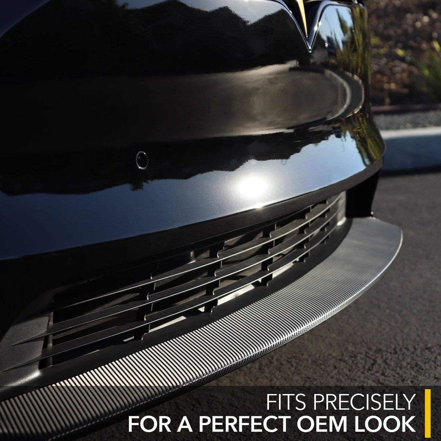 Front Lower Lip Wrap | Tesla Model X 2021-2026 - Chin Spoiler Vinyl Cover