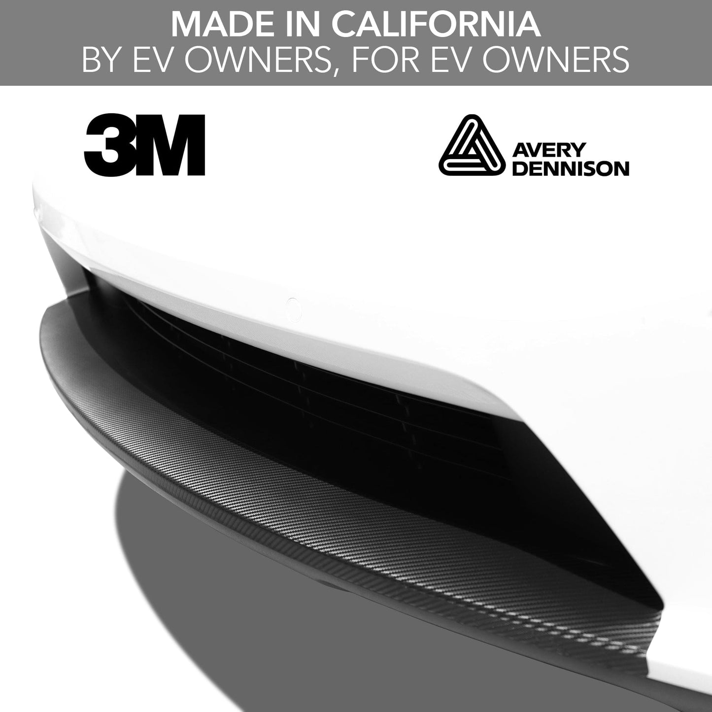 Front Lower Lip Wrap | Tesla Model X 2021-2026 - Chin Spoiler Vinyl Cover