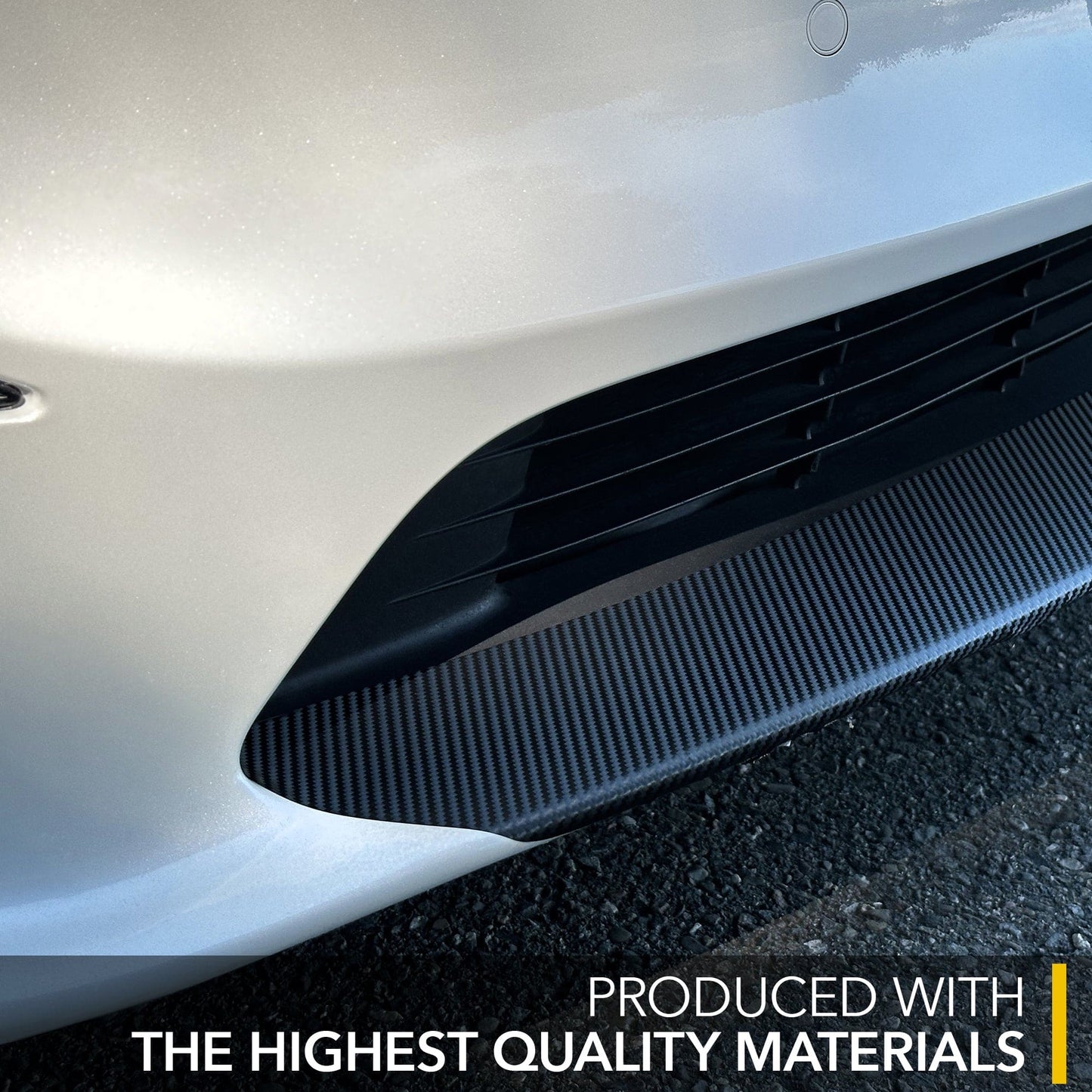 Front Lower Lip Wrap | Tesla Model X 2021-2026 - Chin Spoiler Vinyl Cover