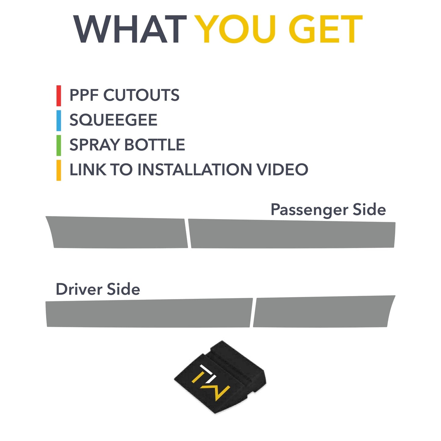 Lower Doors PPF | Rockers Area Paint Protection Film for Tesla Model X