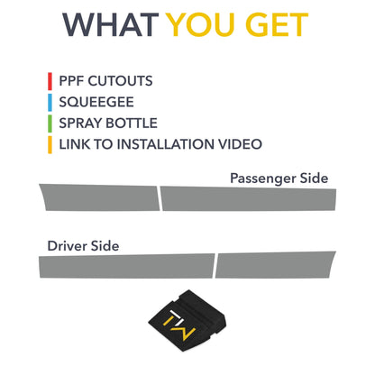 Lower Doors PPF | Rockers Area Paint Protection Film for Tesla Model X