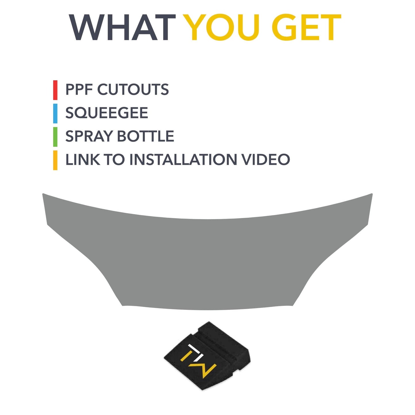 Mini Hood PPF | Anti Scratch Paint Protection Film Cover for Tesla Model X 2017-2026