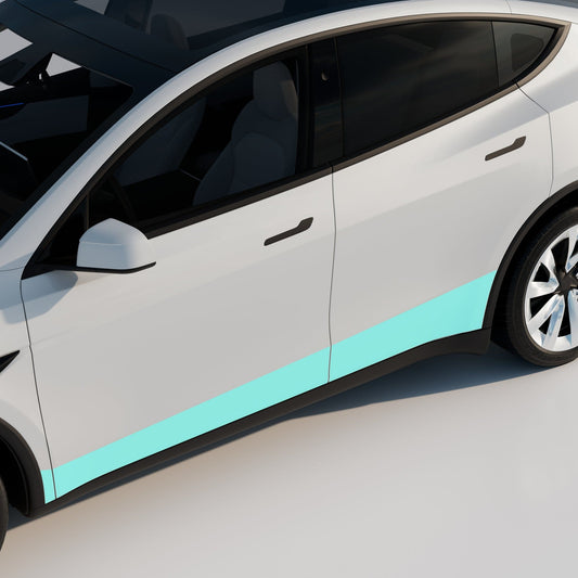 Lower Doors PPF | Tesla Model Y Rockers Area Paint Protection Film