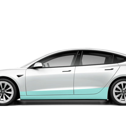 Rockers PPF | 2017-2026 Tesla Model 3 Clear Paint Protection Film