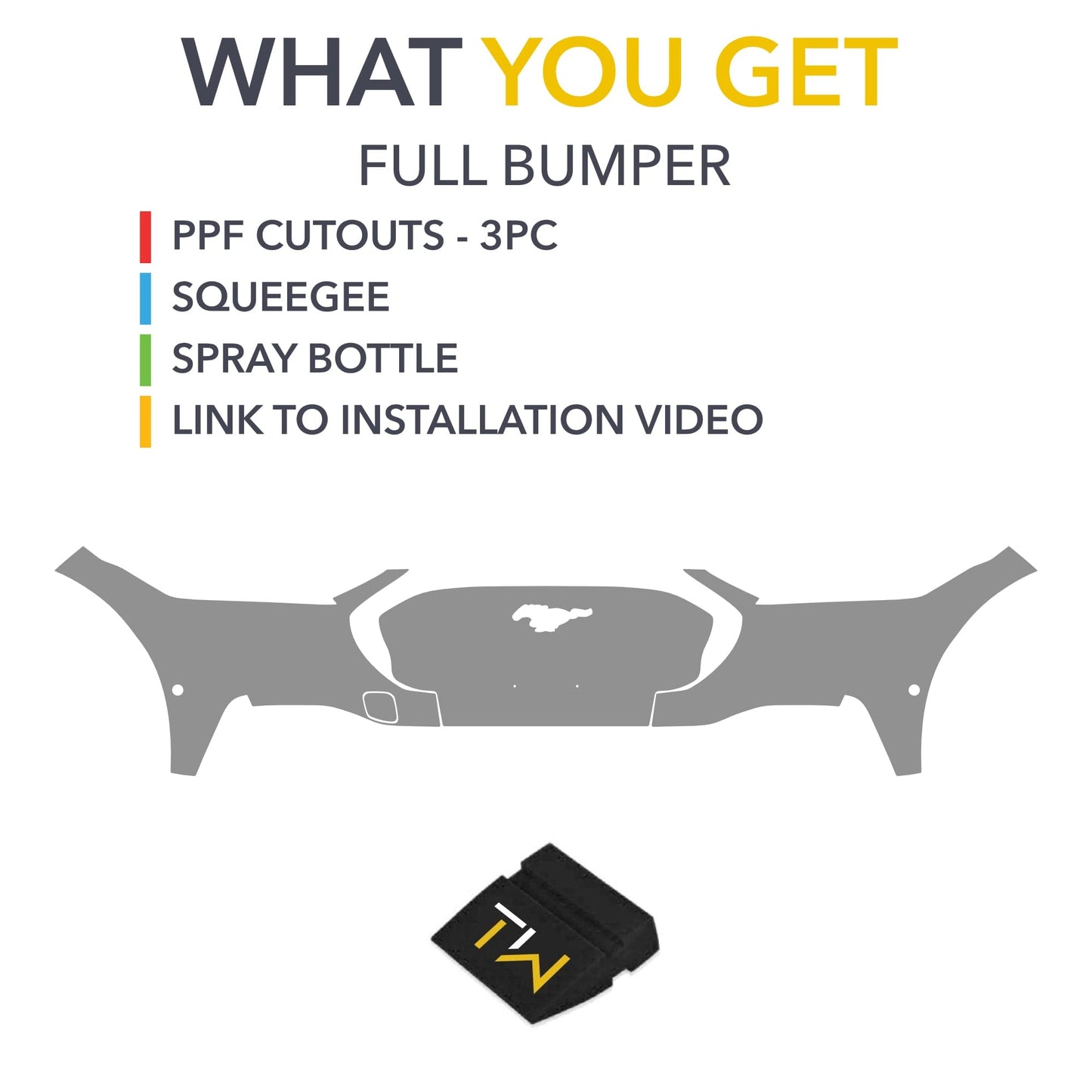 Bumper PPF | Paint Protection Film for Ford Mustang Mach-E