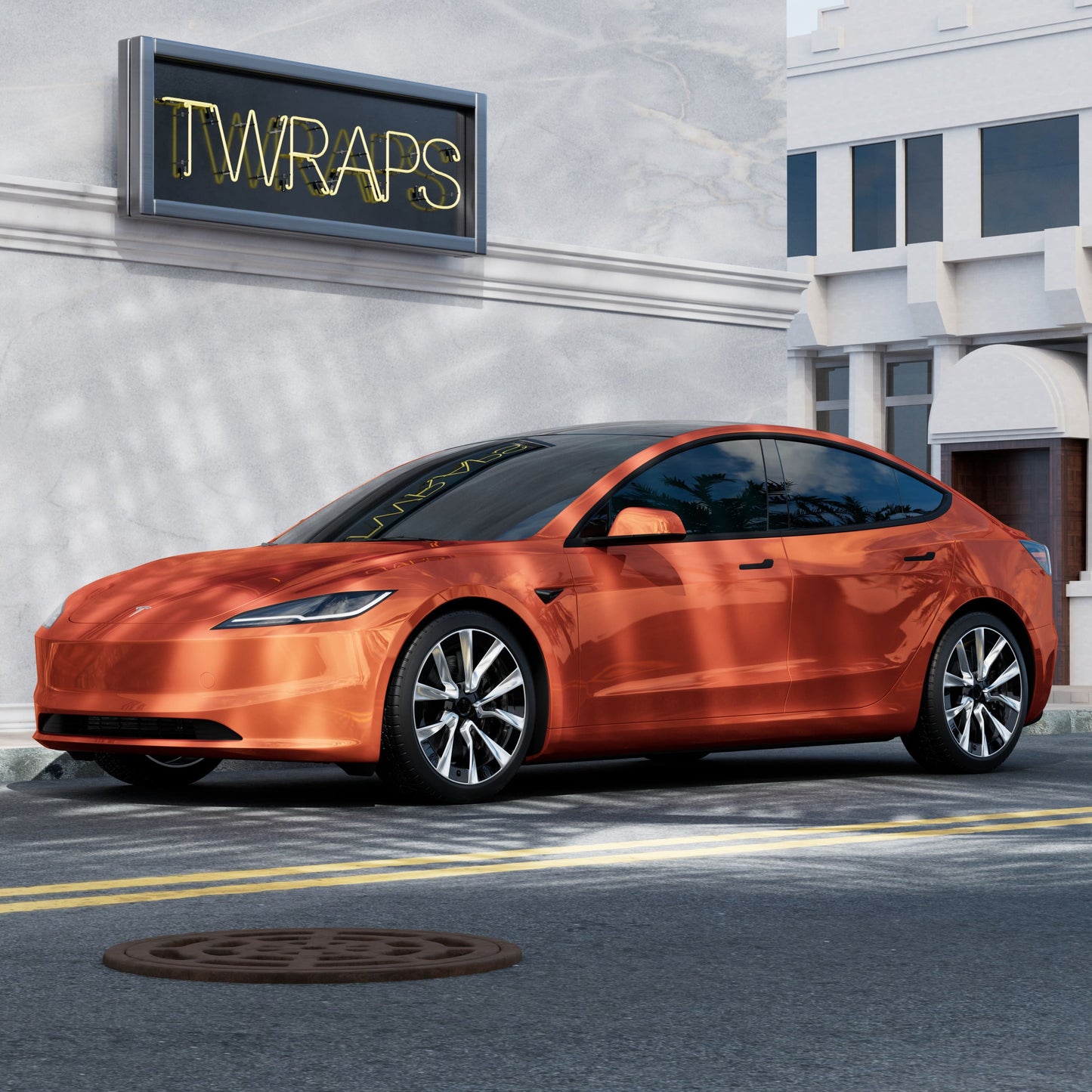 Color PPF Wrap | Colored Paint Protection Film for Tesla Model 3 Highland 2024-2026