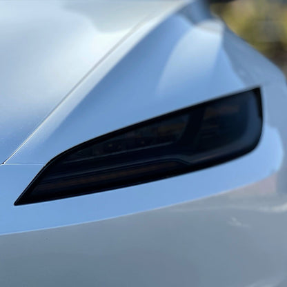 TWRAPS Headlights Smoke Tint PPF | By TWRAPS | For Tesla Model 3 Highland 2024-2026