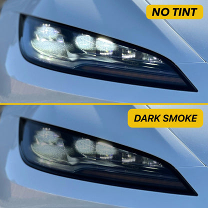 TWRAPS Headlights Smoke Tint PPF | By TWRAPS | For Tesla Model 3 Highland 2024-2026