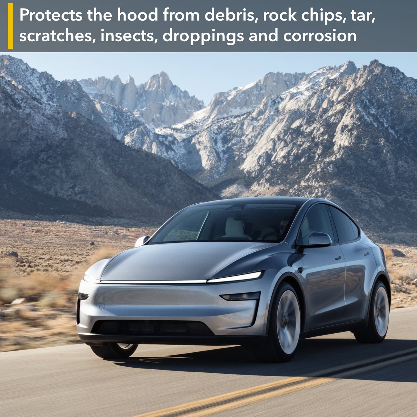 Hood PPF | Paint Protection Film Cover for Tesla Model Y Juniper