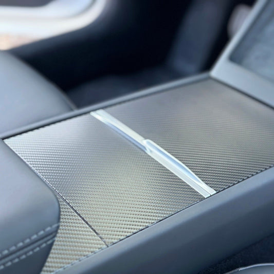 TWRAPS Black Carbon Fiber Vinyl Wrap Kit | By TWRAPS | For Tesla Model 3 Highland & Model Y Juniper 2024-2026