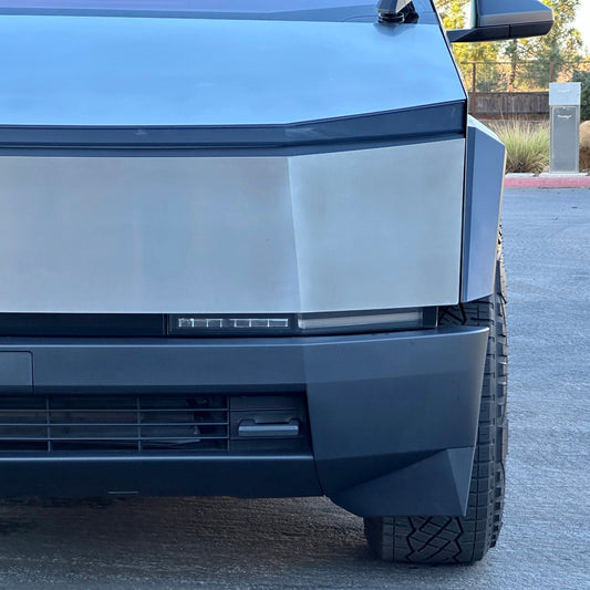 Front Lightbar Smoke Tint PPF | By TWRAPS | For Tesla Cybertruck 2024-2026