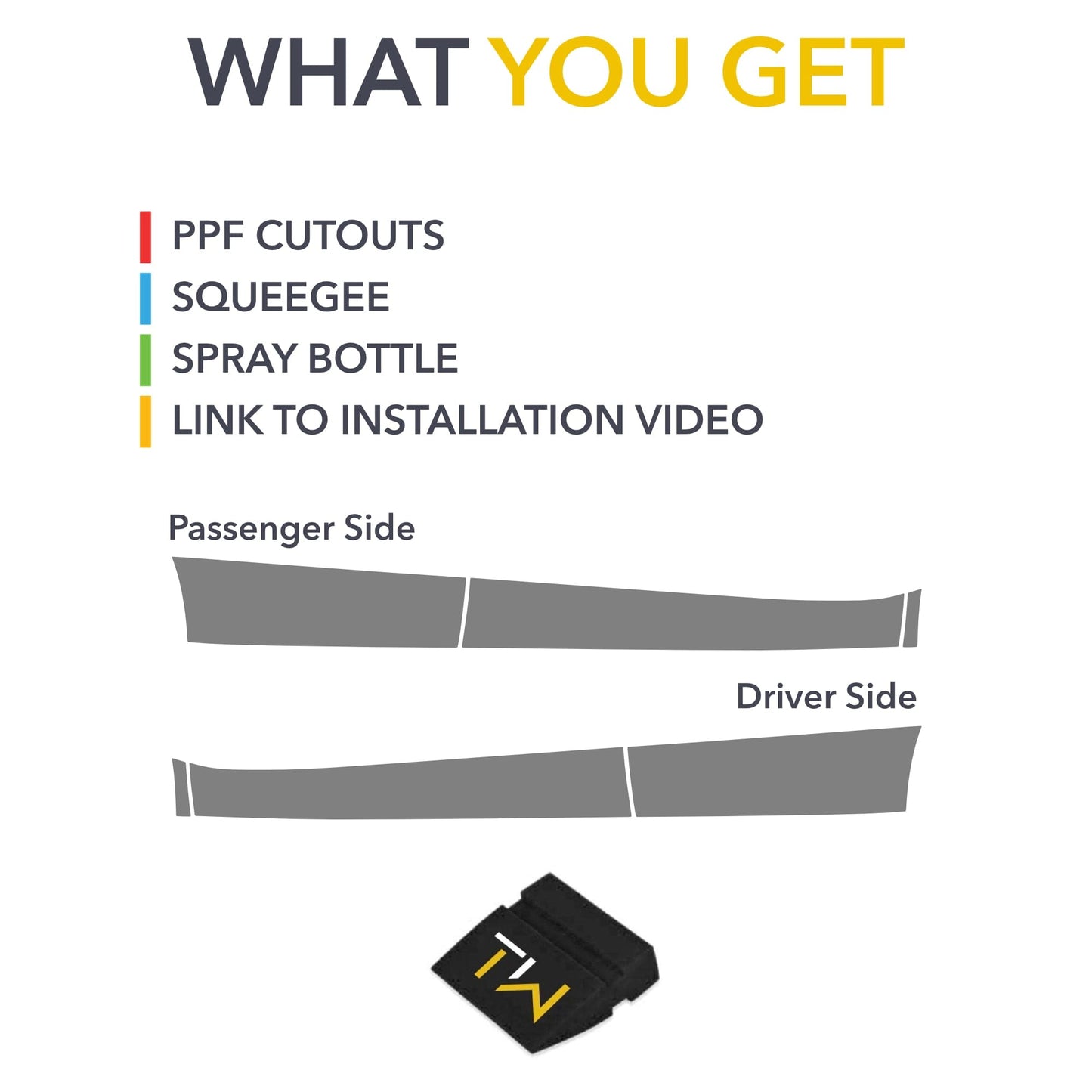 Lower Doors PPF | Tesla Model Y Rockers Area Paint Protection Film