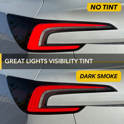 Tail Lights Smoke Tint PPF | By TWRAPS | For Tesla Model 3 Highland 2024–2026