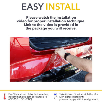 Trunk / Rear Bumper PPF | Clear Paint Protection Film Cover for Ford Mustang Mach-E