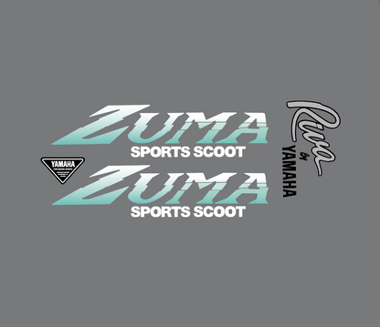 Yamaha Zuma Riva Decal 89-01 Original style | Prebug