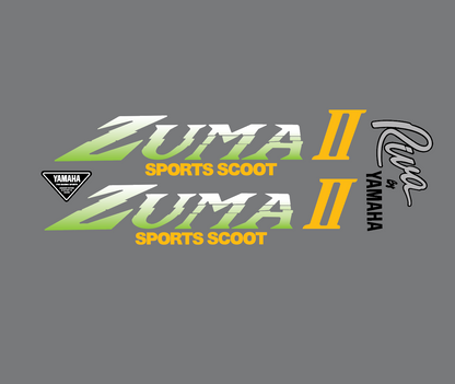 Yamaha Zuma Riva Decal 89-01 Original style | Prebug