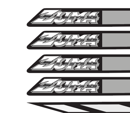 Yamaha Zuma Wheel stripes Directional "Rim Tape" V2