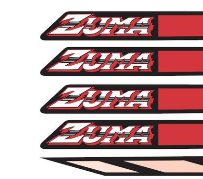 Yamaha Zuma Wheel stripes Directional "Rim Tape" V2