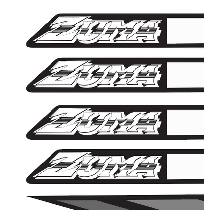 Yamaha Zuma Wheel stripes Directional "Rim Tape" V2