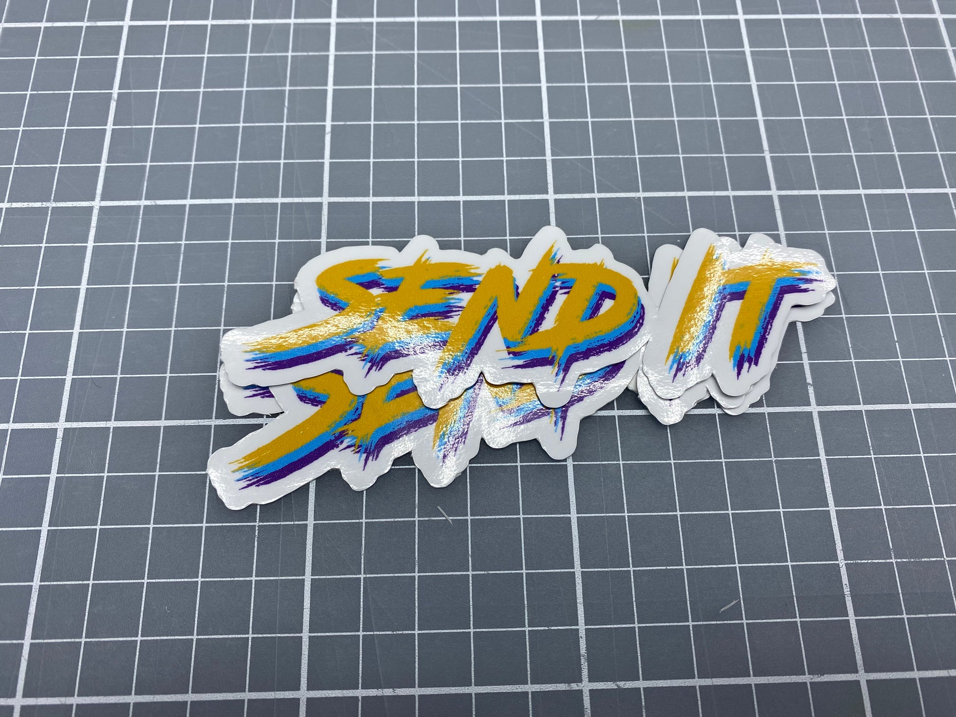 Send it Sticker (Tri color Sketch) – P.M. Print Lab