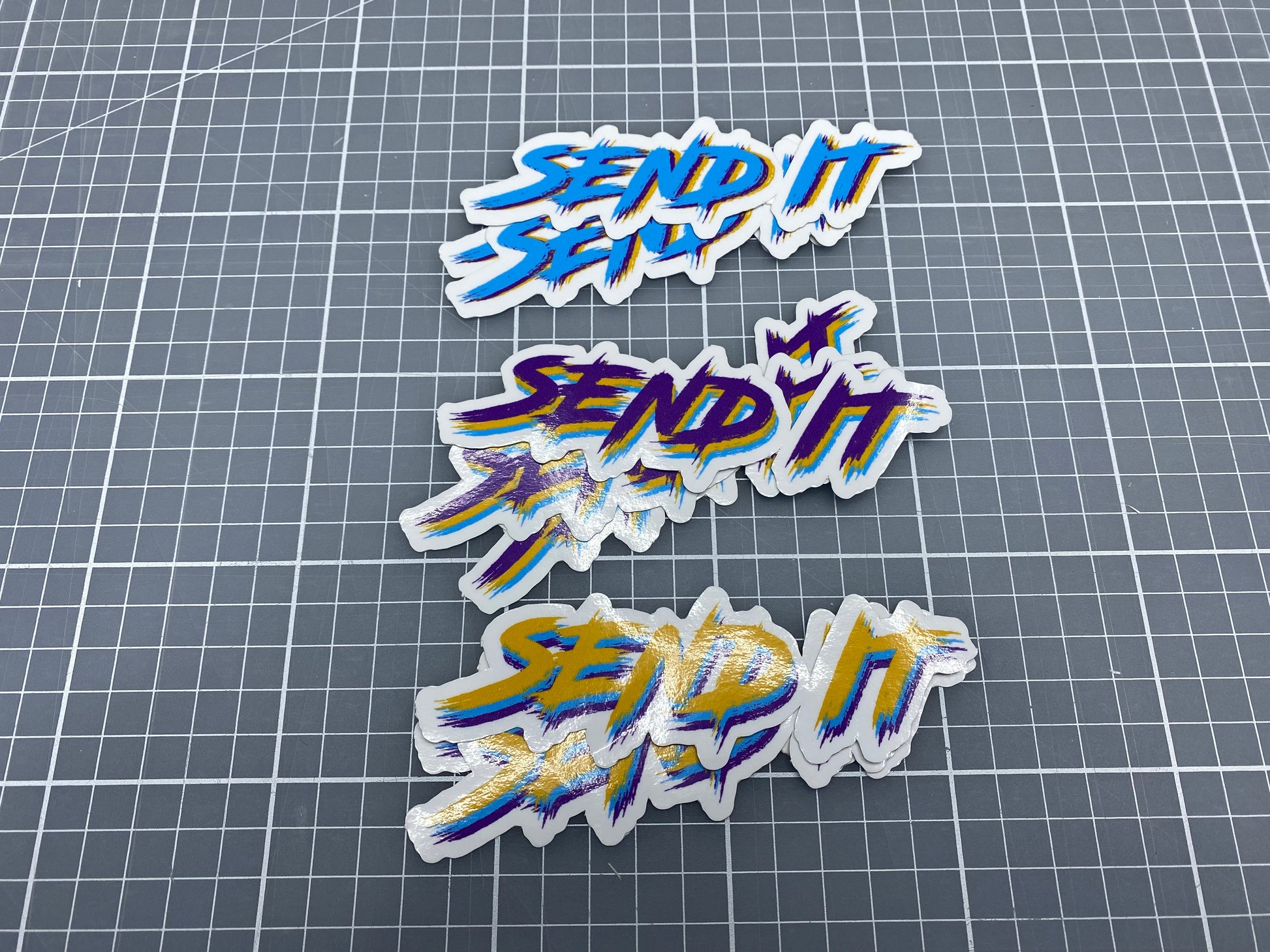 Send it Sticker (Tri color Sketch) – P.M. Print Lab