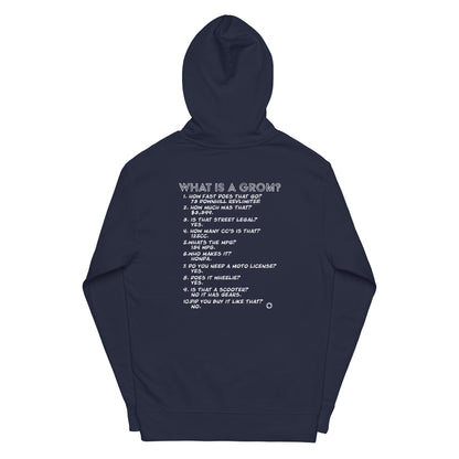 What is a Grom? Pull-over midweight hoodie
